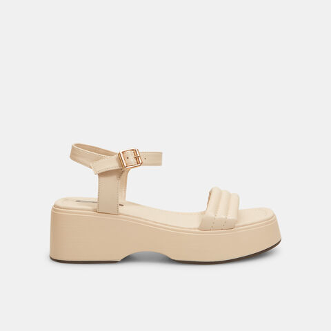 Sandalias de mujer Bata Red Label con suela de plataforma , Beige Sandalias de mujer Bata Red Label con suela de plataforma , Beige